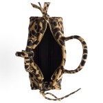 PRADA Bonnie Enamel triangular metal logo single-shoulder handbag mini Women\'s Honey color